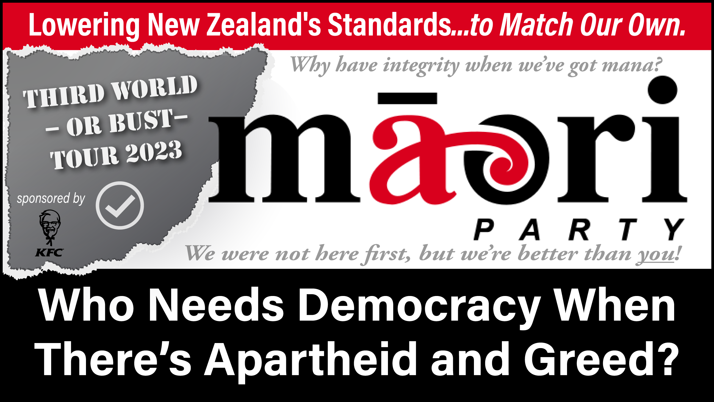 Maori party vote the shadow info meme