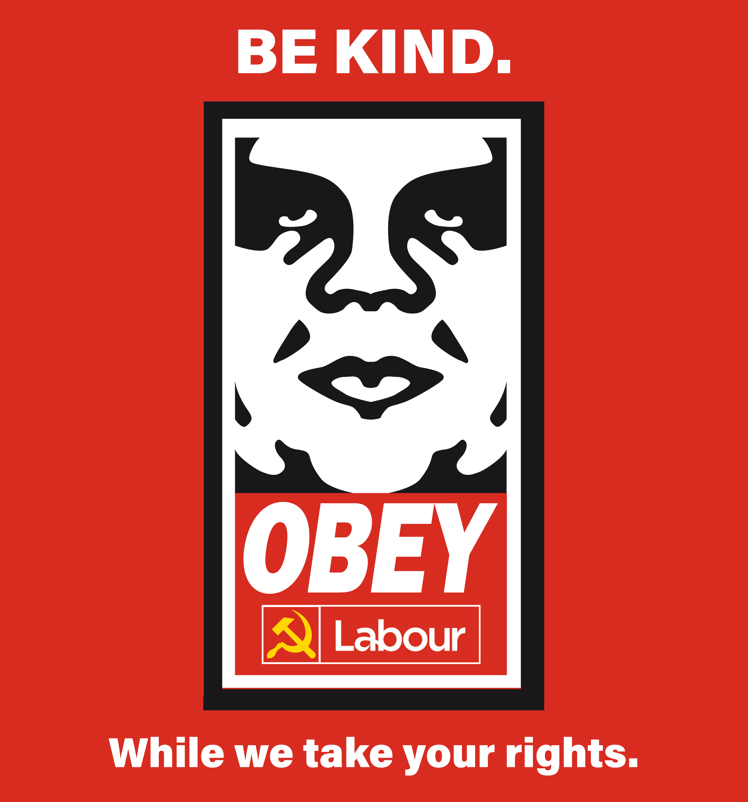 Obey Labour the shadow info meme